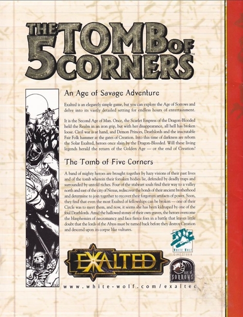 Exalted - The Tomb of 5 Corners (B Grade) (Genbrug)